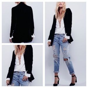 FREE PEOPLE - Yesterday's Muse Slouchy Velvet Coat
